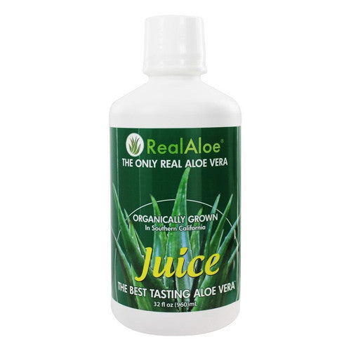 Real Aloe Organically Grown Real Aloe Vera Juice, 32 Oz
